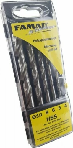 Classic Holzspiralbohrer HSS 5-teilig