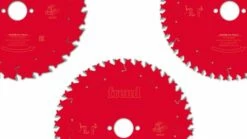 Kreissägeblätter-Set "Die Roten" 210