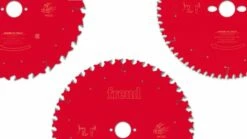 Kreissägeblätter-Set "Die Roten" 254 / II