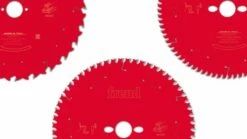 Kreissägeblätter-Set "Die Roten" 254