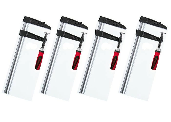 BESSEY 4-tlg.Temperguss-Schraubknecht-Set 400 & 1250 Mm