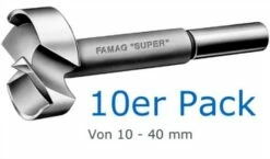 SUPER-Forstnerbohrer Satz 10-tlg.