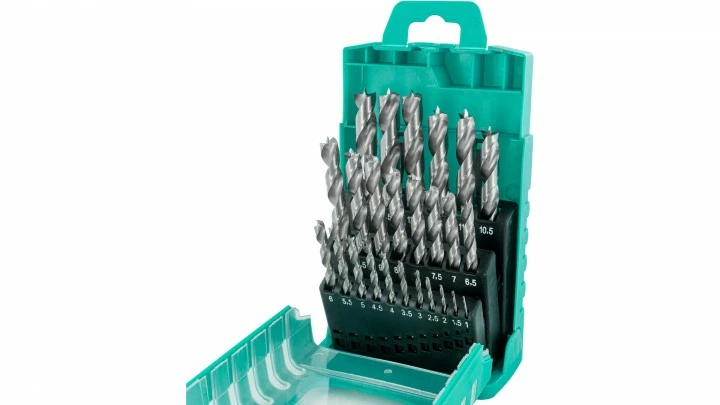 ENT Holzspiralbohrer HSS-G - 25 Tlg. – Bild 4