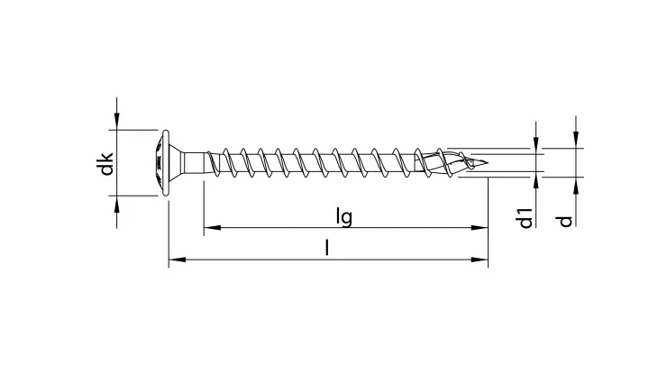 HECO-TOPIX-plus 4,0 X 30, Rückwandschraube, T-Drive, VVG – Bild 2