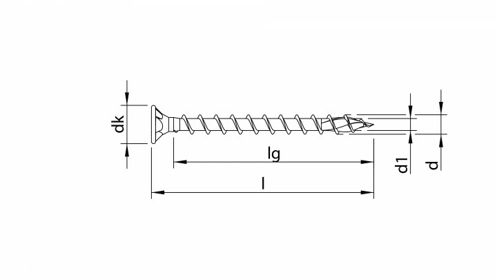 HECO-TOPIX-plus 3,5 X 16, Senkkopf, T-Drive, VG, A3K, 10 – Bild 2