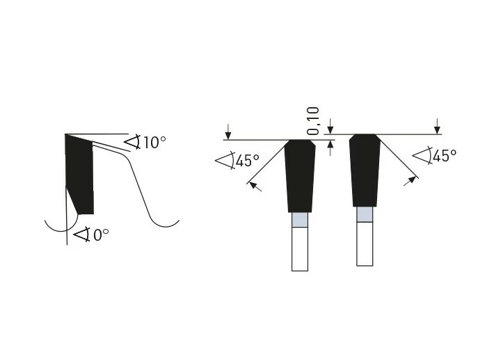 Kreissägeblatt HM 355 X 2,2/1,8 X 25,4 Mm, Z=100 – Bild 2