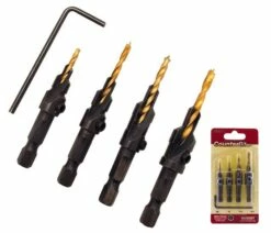 Senker 4-teiliges Set Mit Tiefenanschlag